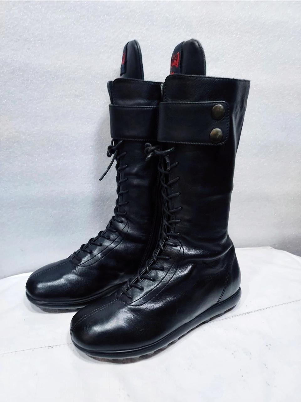 캠퍼정품가죽부츠