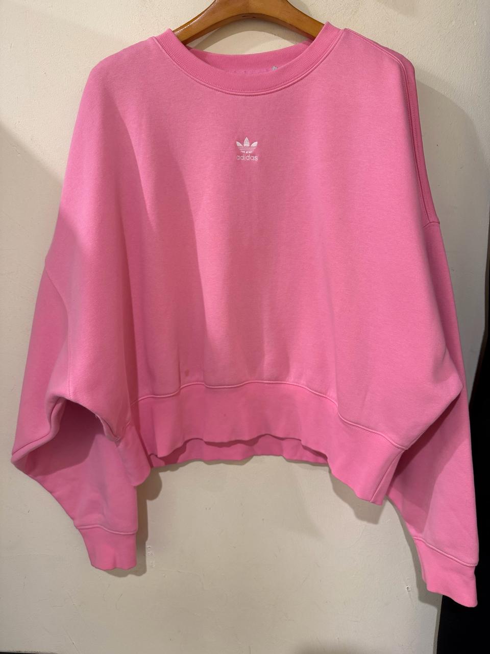 아디다스 기모 숏 맨투맨