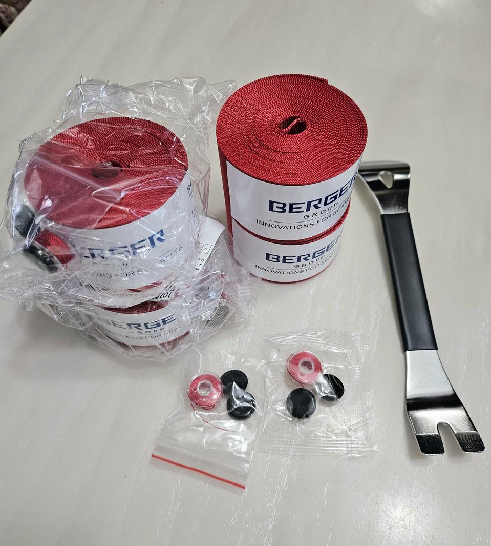 안전벨트 수리용 웨빙 롤 세트 등