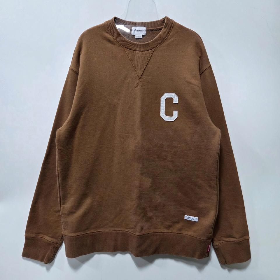 커버낫 카멜브라운 C 로고 맨투맨 XL 25120814