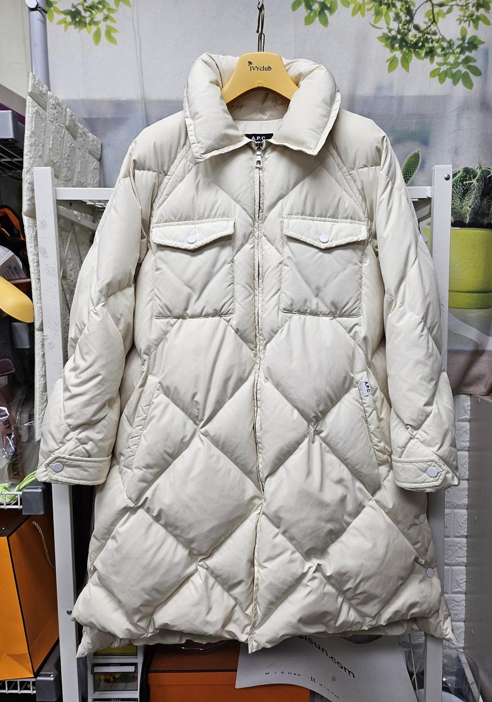 아페쎄 A.P.C 여성롱패딩 55 ~슬림66 퀼팅 구스다운패딩 AD30