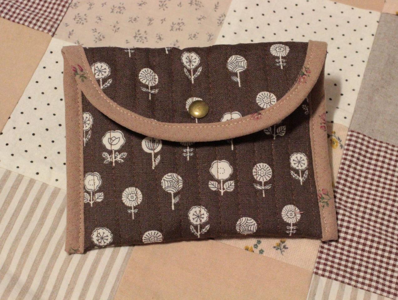 핸드메이드 누빔 파우치