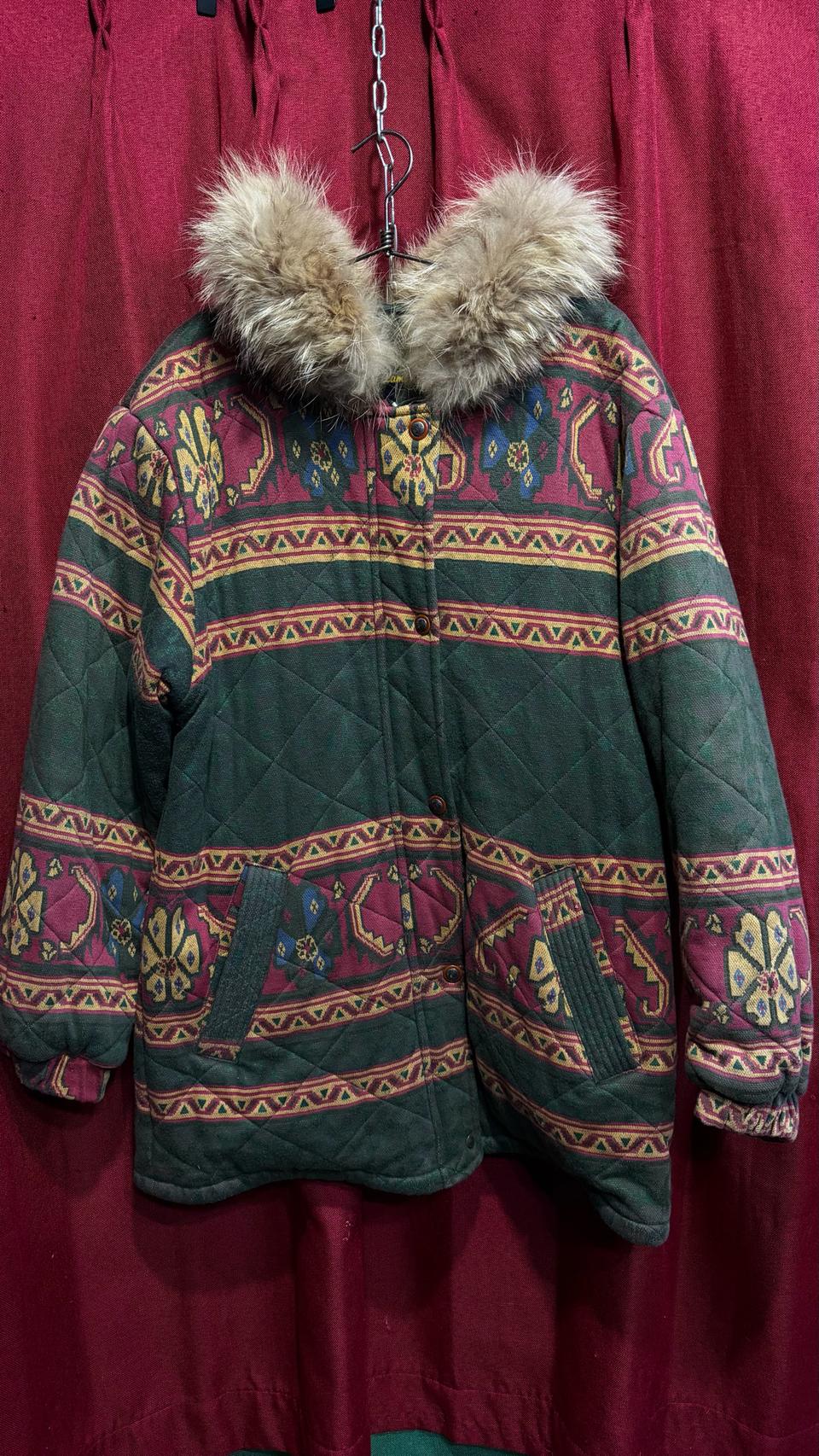 조니램스 빈티지 후드 코트 42/95