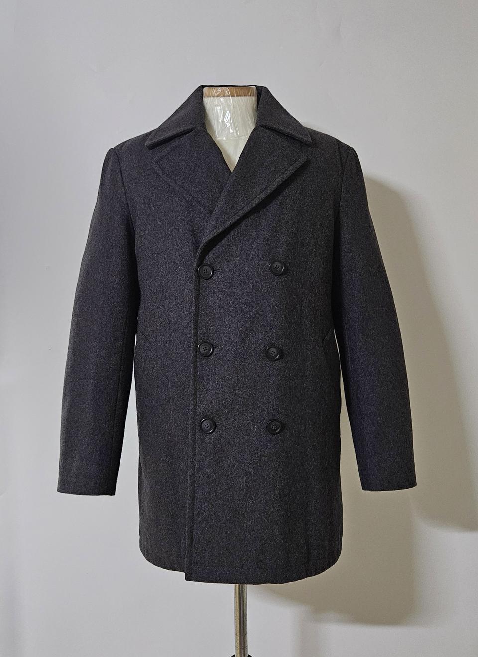 100)폴로랄프로렌 그레이색상 울코트 남성 패딩 코트