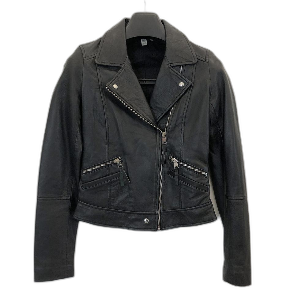 자라우먼 양가죽 라이더자켓 XS