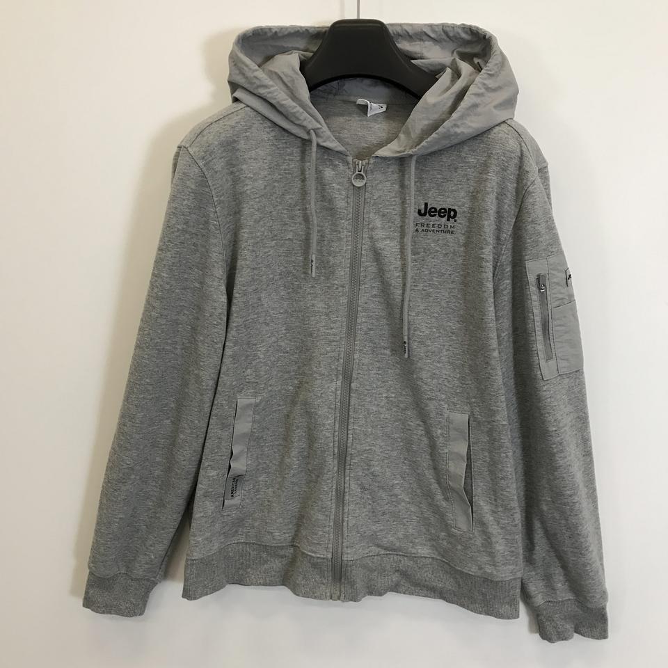 지프 JEEP 그레이 후드집업 [L]