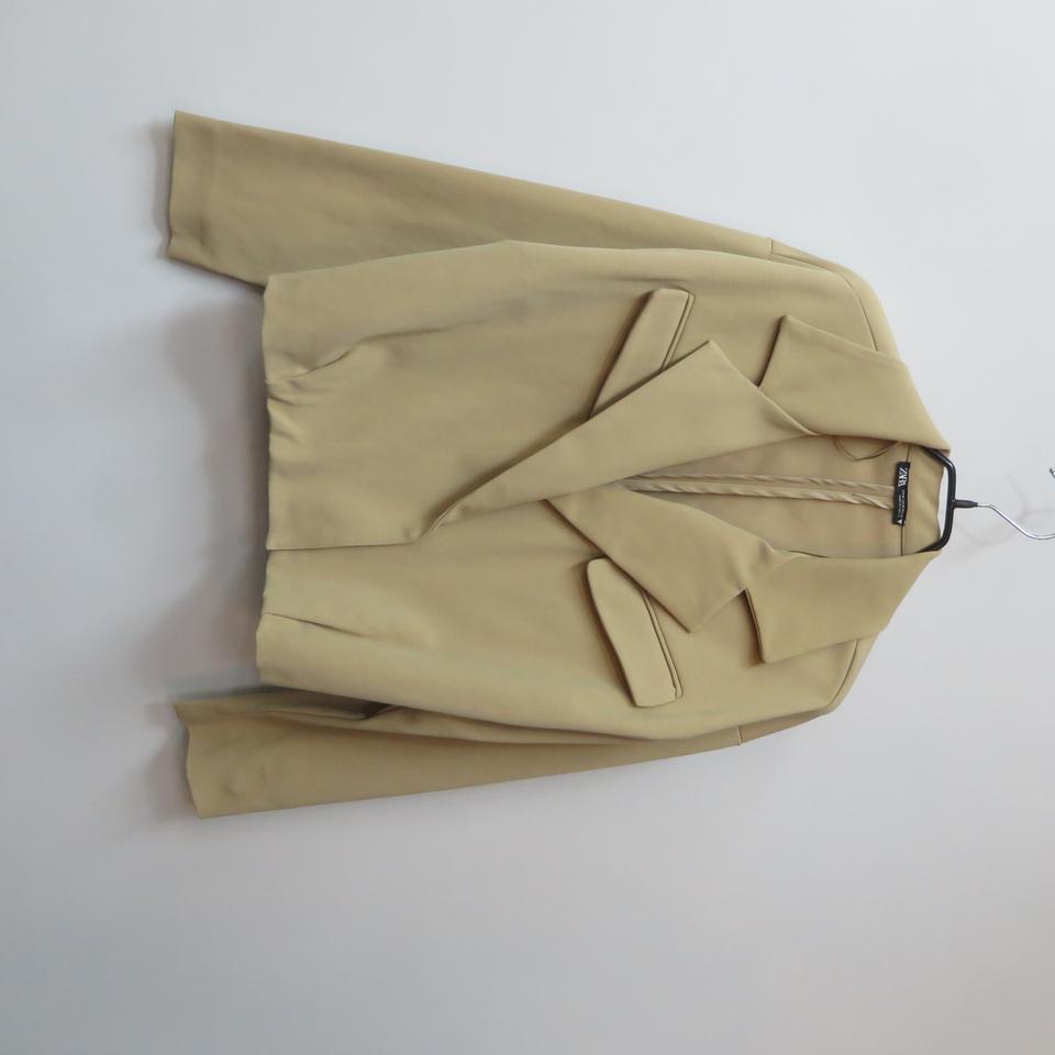 자라 베이지 크롭 자켓