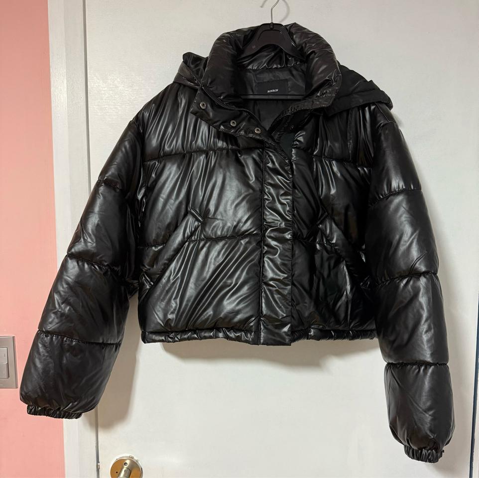 RONRON STRING HOODIE SHORT ECO PADDING