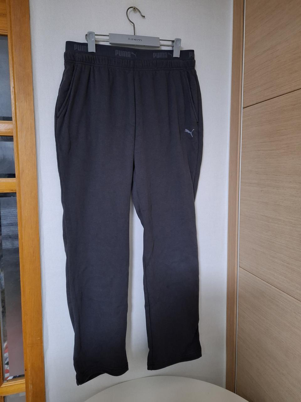 미착용 푸마 트레이닝 기모밴딩바지 110