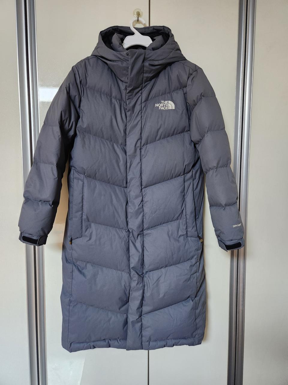 노스페이스 그레이색 롱패딩/사이즈95M)