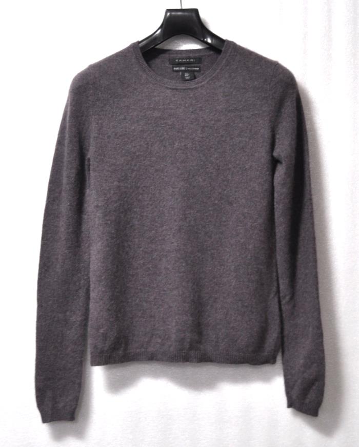 타하리(TAHARI)/여성캐시미어니트티(캐시미어100%)사이즈55