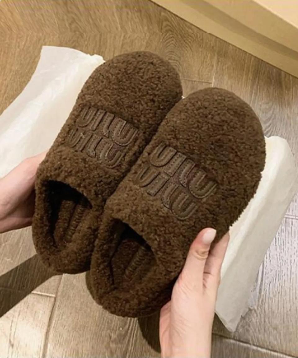 새상품 뽀글이 털신발 털슬리퍼 털실내화