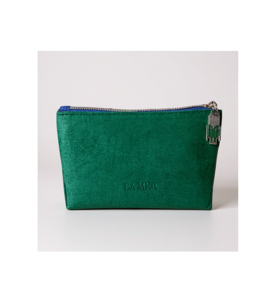 라메르 LA MER 그린 벨벳 사각 파우치 (새제품)
