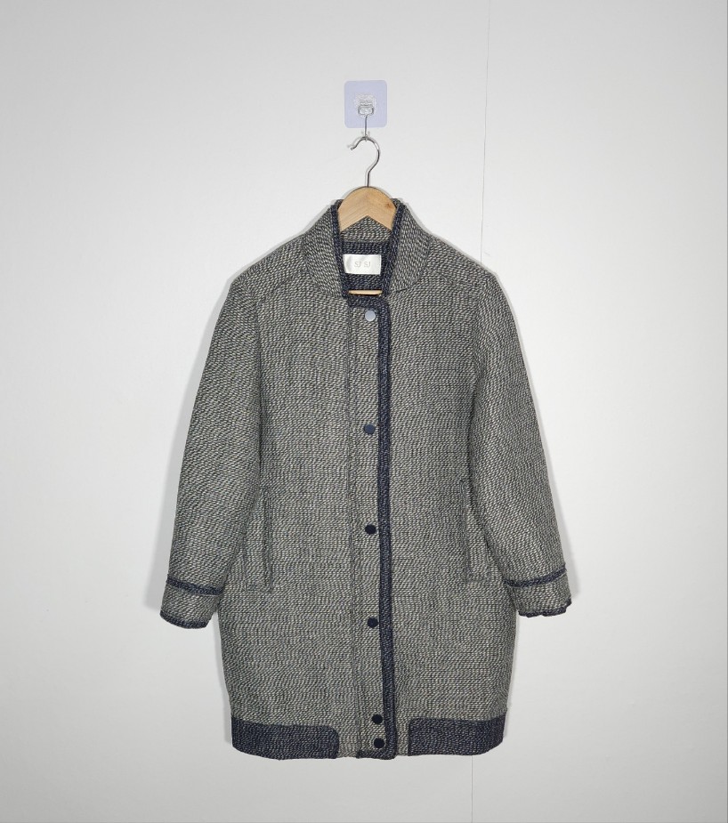 [SJSJ 한섬] 95 66 여 헤링본 코트