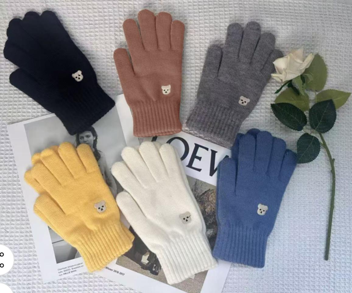 3개세트 부드러운 울 니트 스마트폰 터치장갑 핑거홀(무료배송)