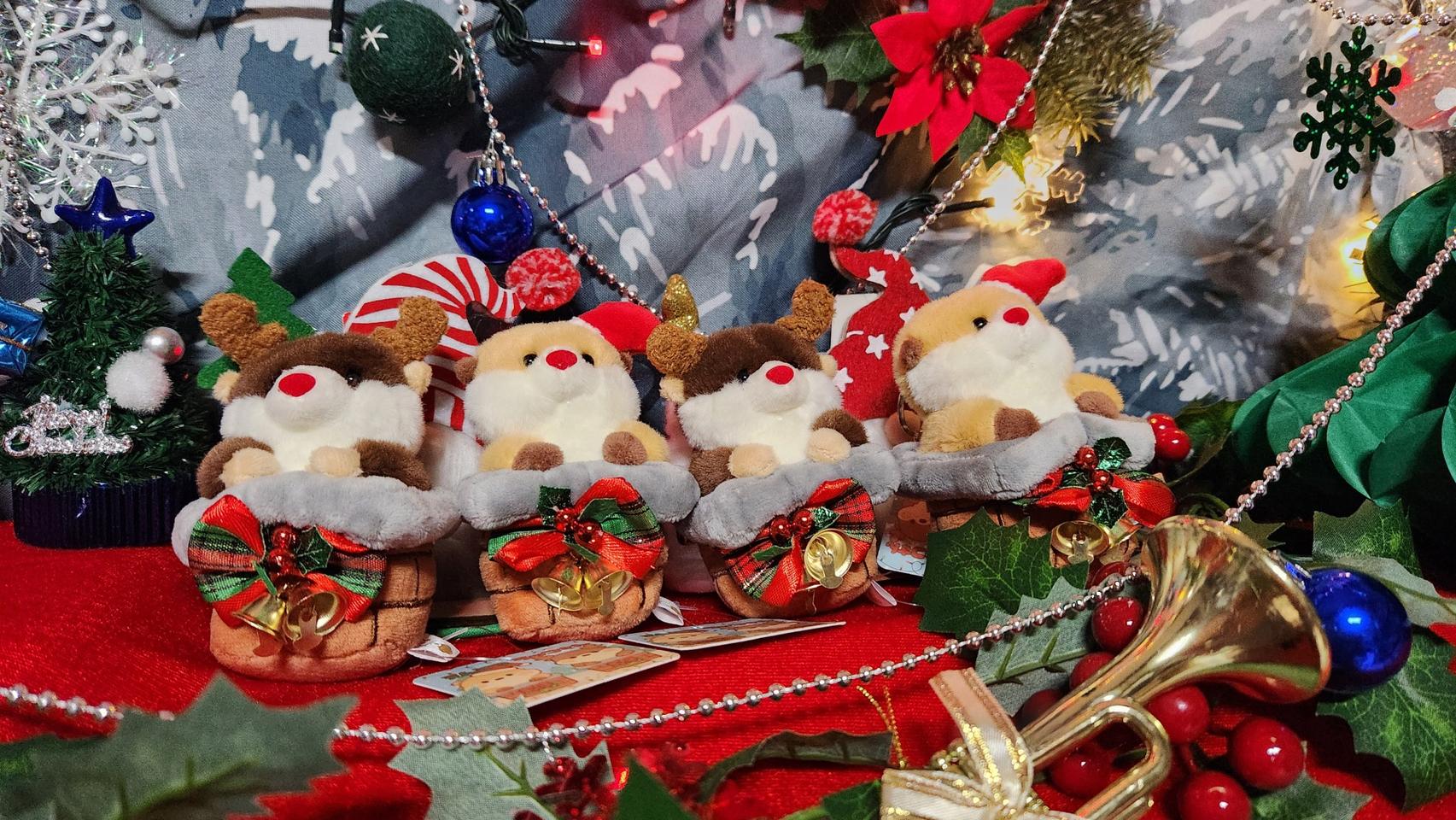 랏코상 크리스마스  키링 셋트