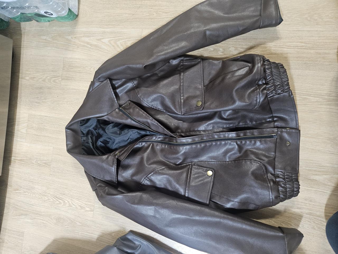 가죽자켓 105 브라운