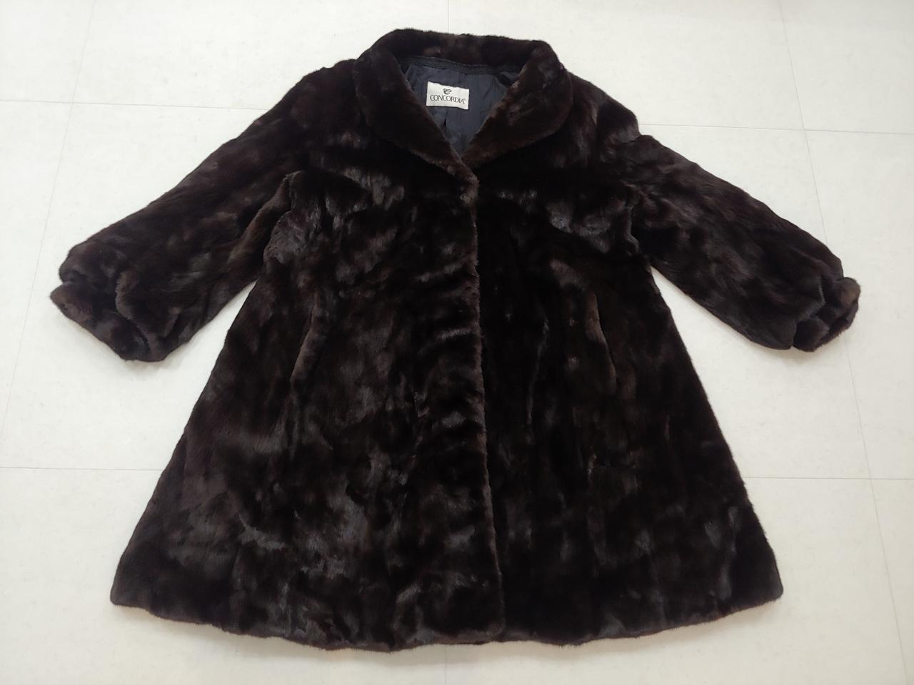 블랙그라마 밍크코트