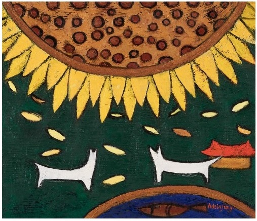 정미애 화가님의 해바라기가 있는 정원2