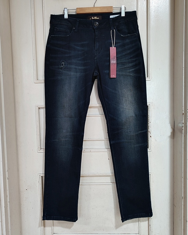 겨울 프리미엄진36 기모 남성 스판 양모 일자청바지 데님 빅사이즈 새상품