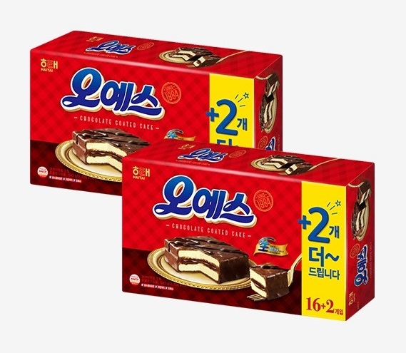 해태 오예스 18개 2박스 (총 36개) 과자 간식