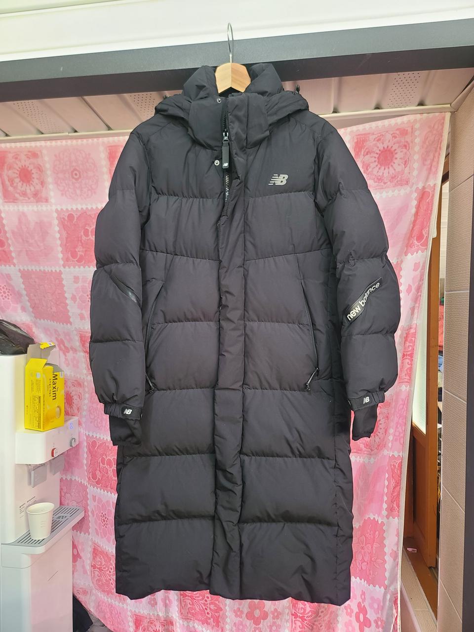 뉴발란스 롱패딩블랙90