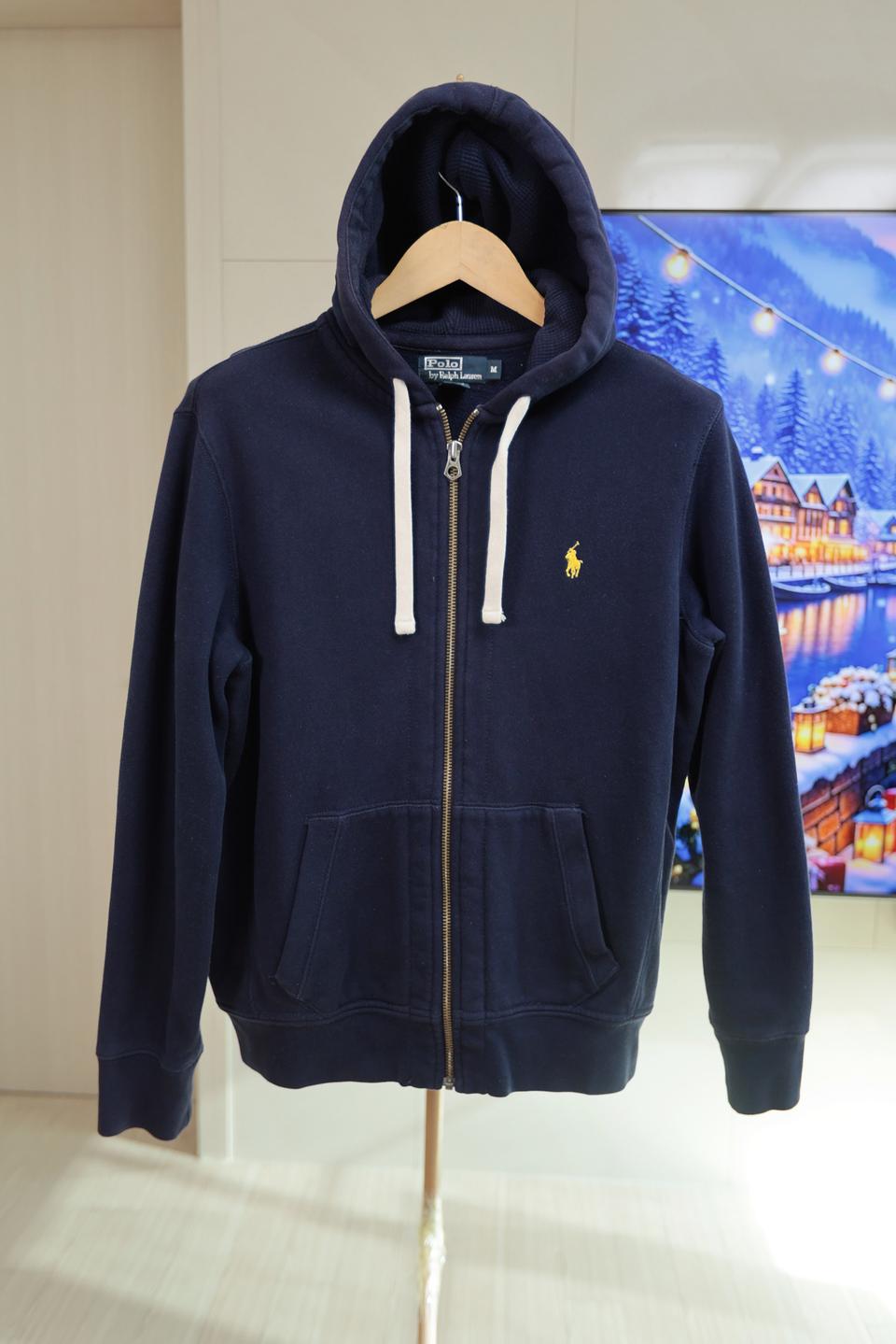 남친룩 끝판왕. 폴로 네이비 후드 M