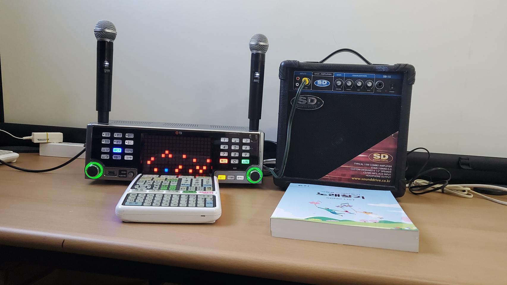 심플 노래방반주기세트