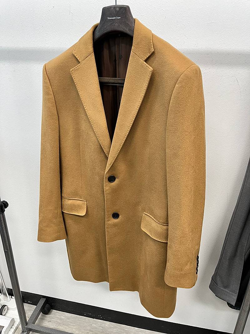 100) 마에스트로 카멜 캐시미어 코트