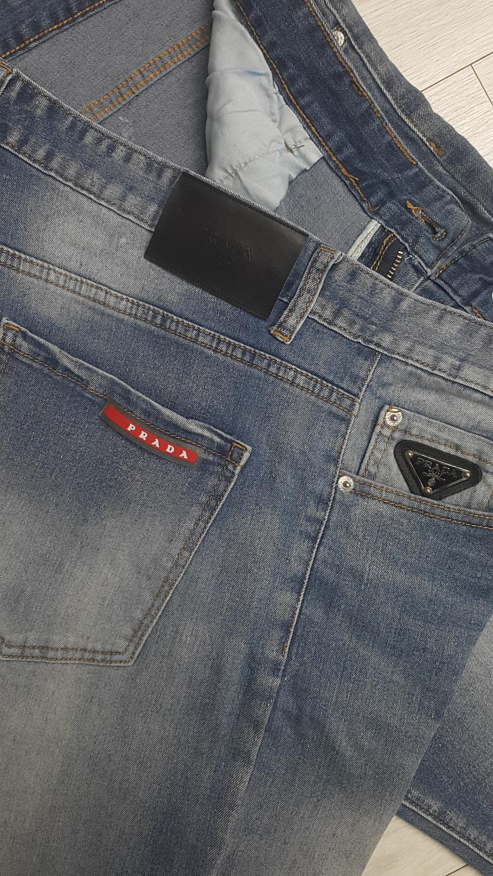 PRADA 밀라노(사방스판) 수입청바지 38인치(No.879)드라이완료!