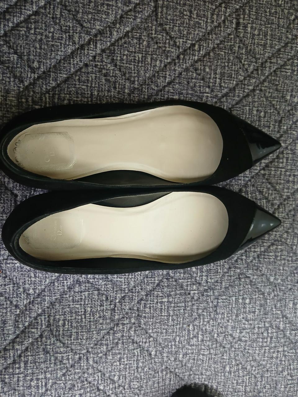 38사이즈 250 정품 디올 플랫슈즈