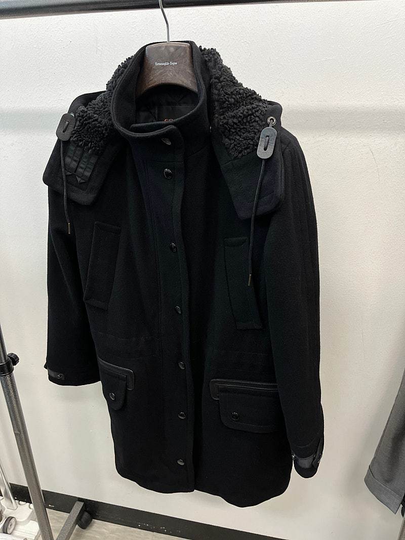 여) 코치 시어링 후드 울코트