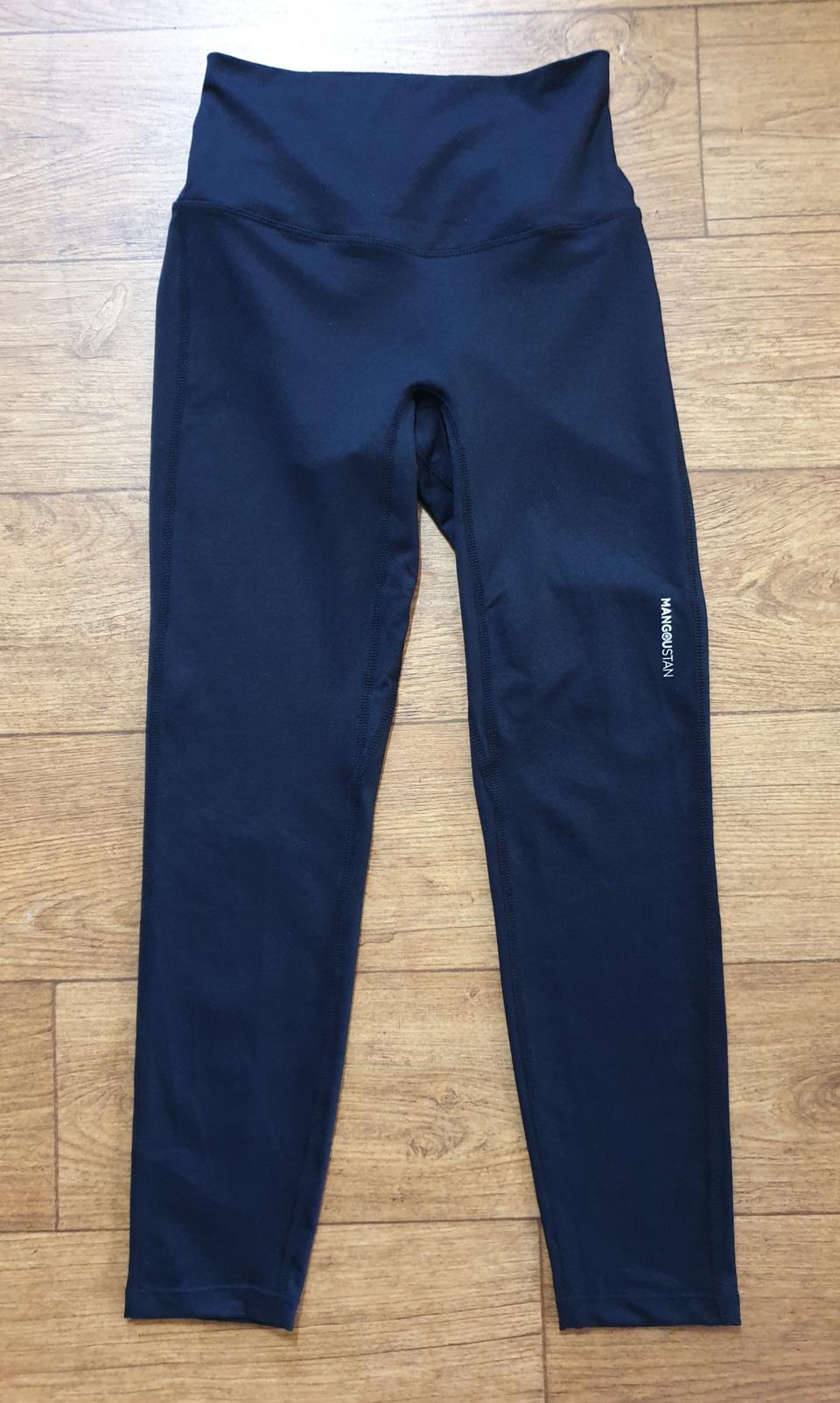 망고스틴 블랙 8부 레깅스