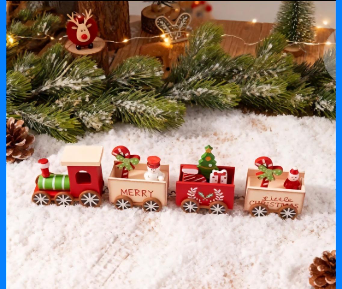 원목 크리스마스 기차~ 새제품