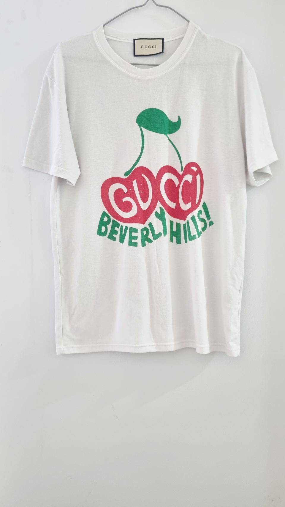 (L)구찌GUCCI 체리 프린트 반팔티 282807-x3682