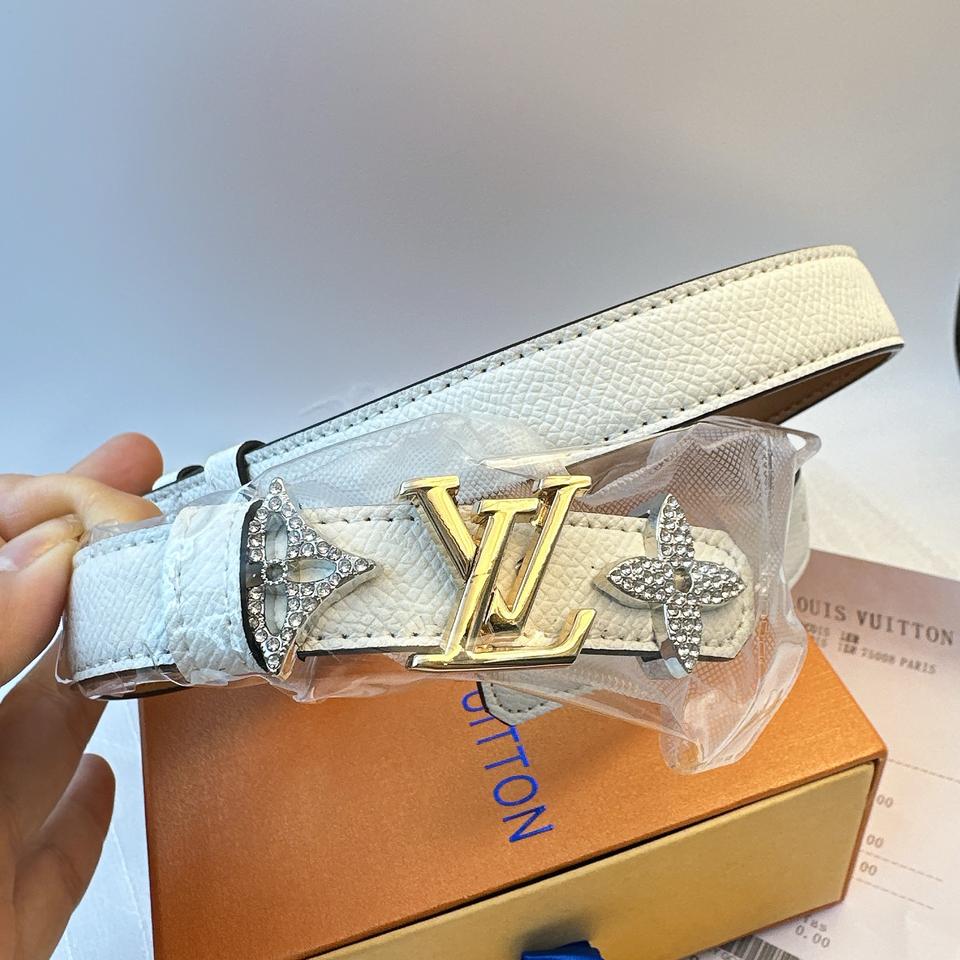 루이비통 화이트 벨트