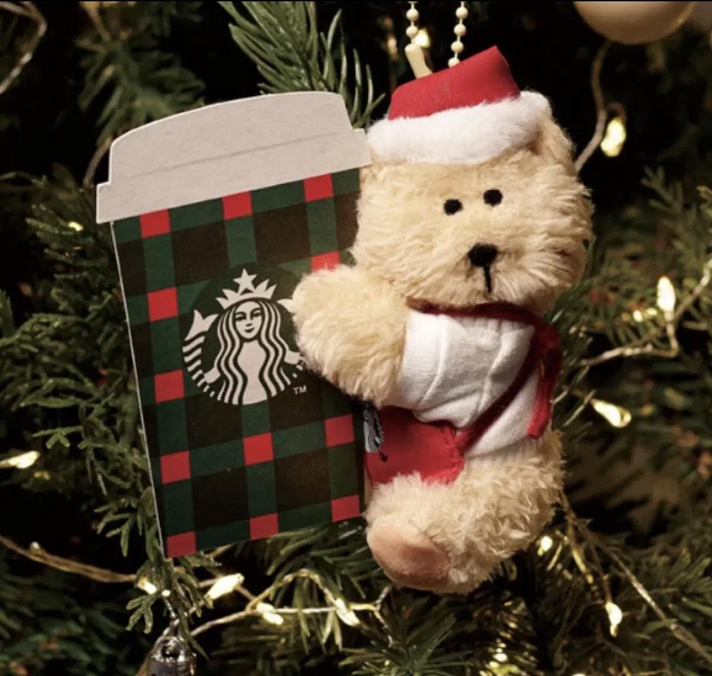 스타벅스 베어리스타 인형키링 & 크리스마스 메세지카드