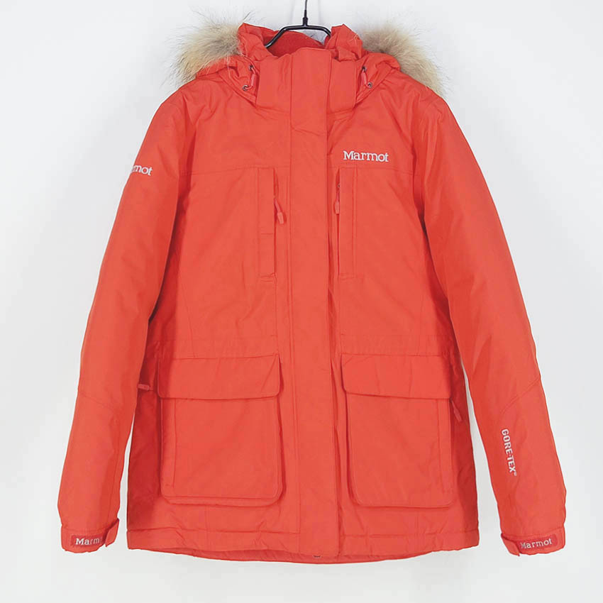 마모트 여성 라쿤퍼 구스다운 패딩 다홍90 (HU41834)