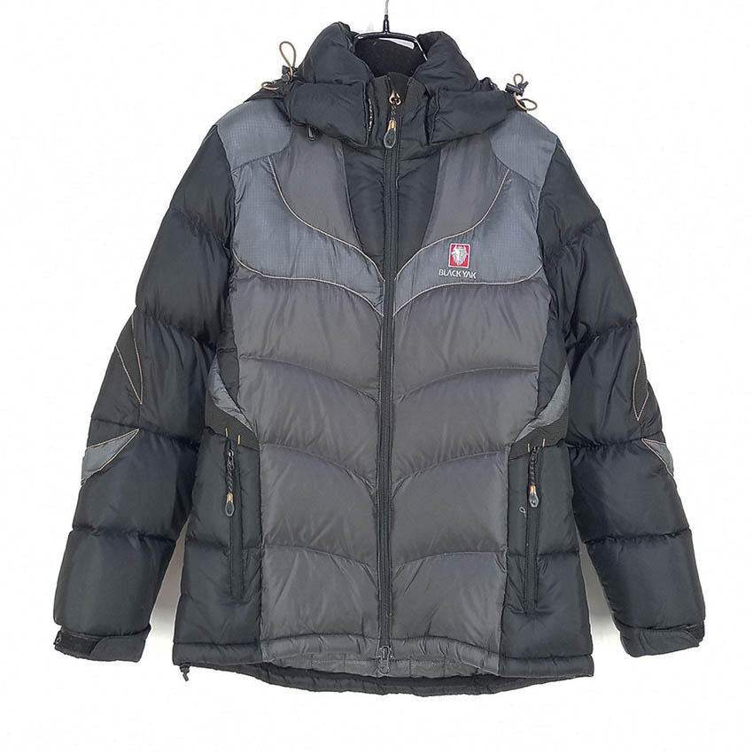 블랙야크 여성 후드탈부착 구스다운패딩 블랙 (HU41835)