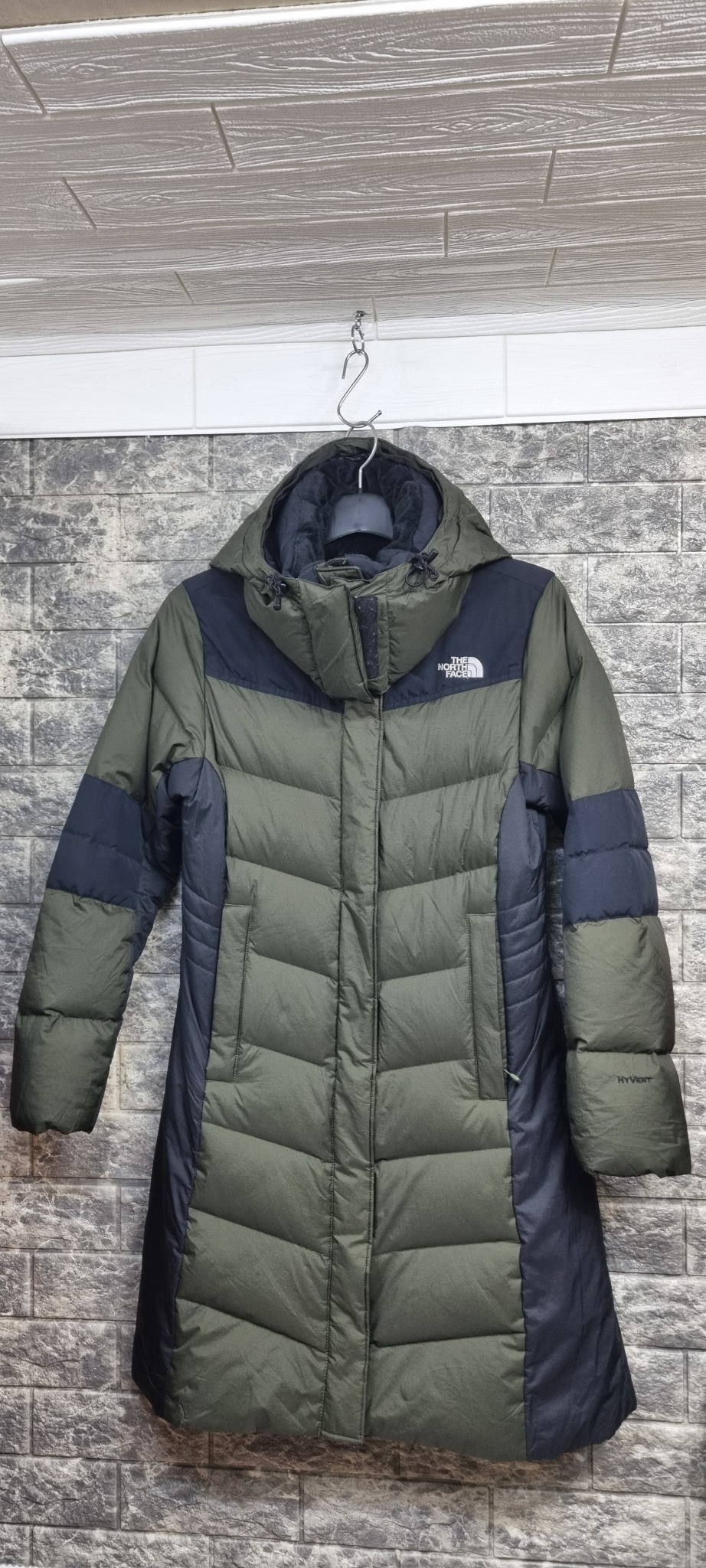 노스페이스 하이벤트 구스롱패딩90-95