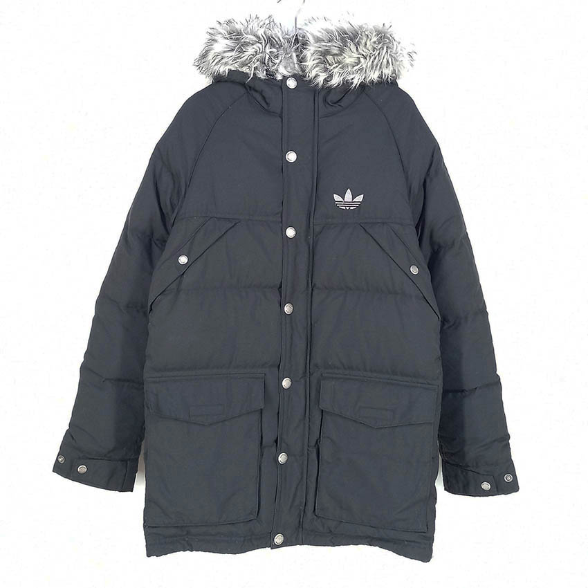 아디다스 여성 후드퍼 덕다운패딩 블랙90 (HU41836)