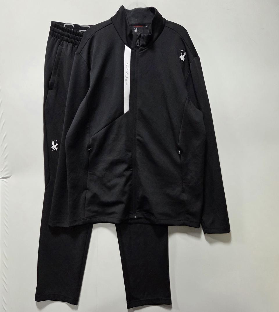 스파이더 블랙 기능성 트레이닝 세트 115 25120916