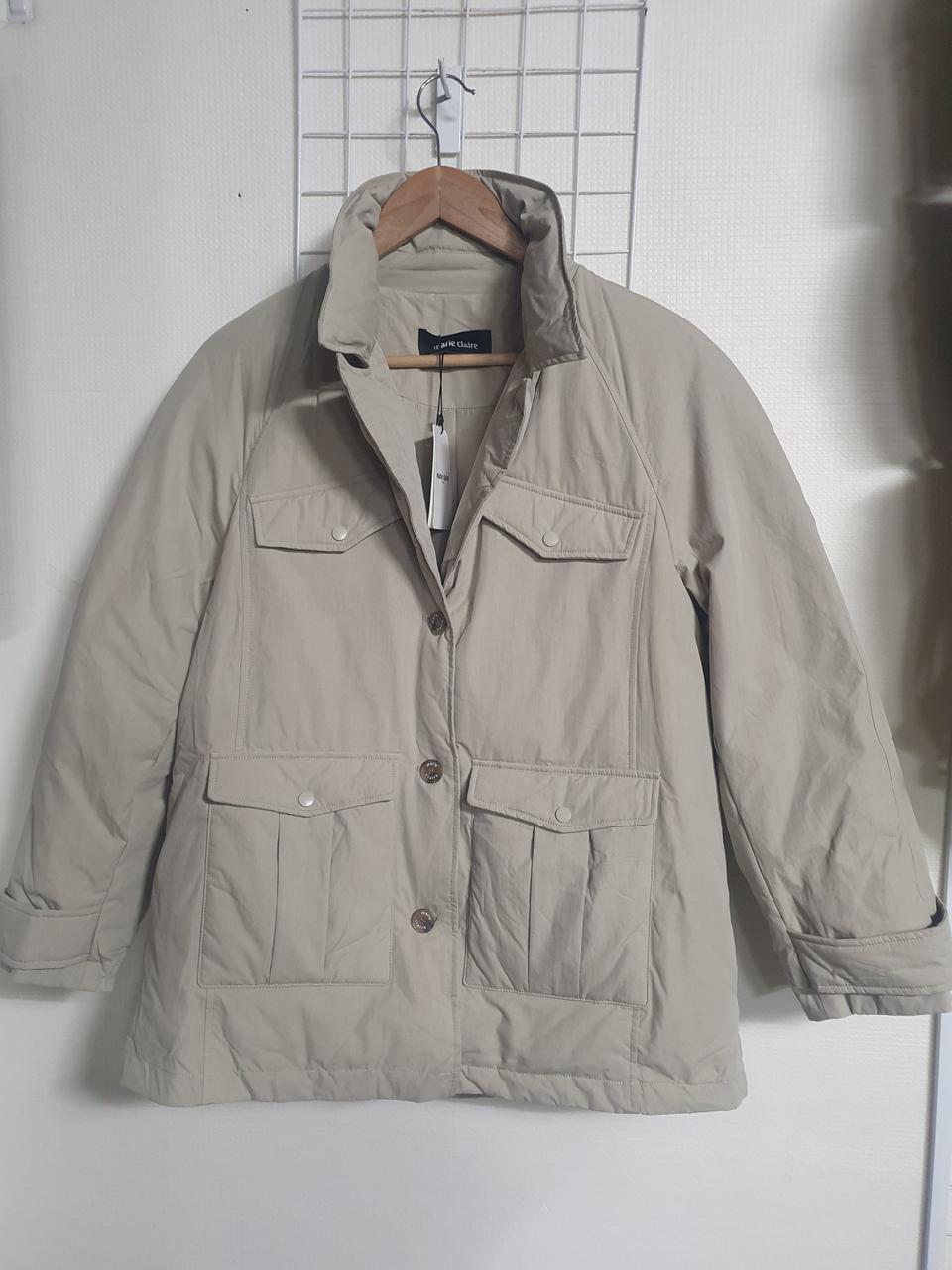 마리끌레르 오리털 패딩 40/66 새거