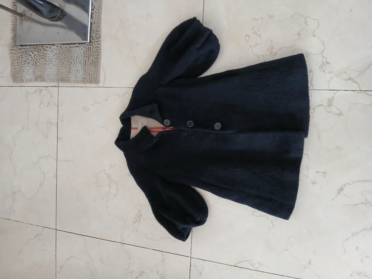 버버리 키즈 알파카100 코트 6Y