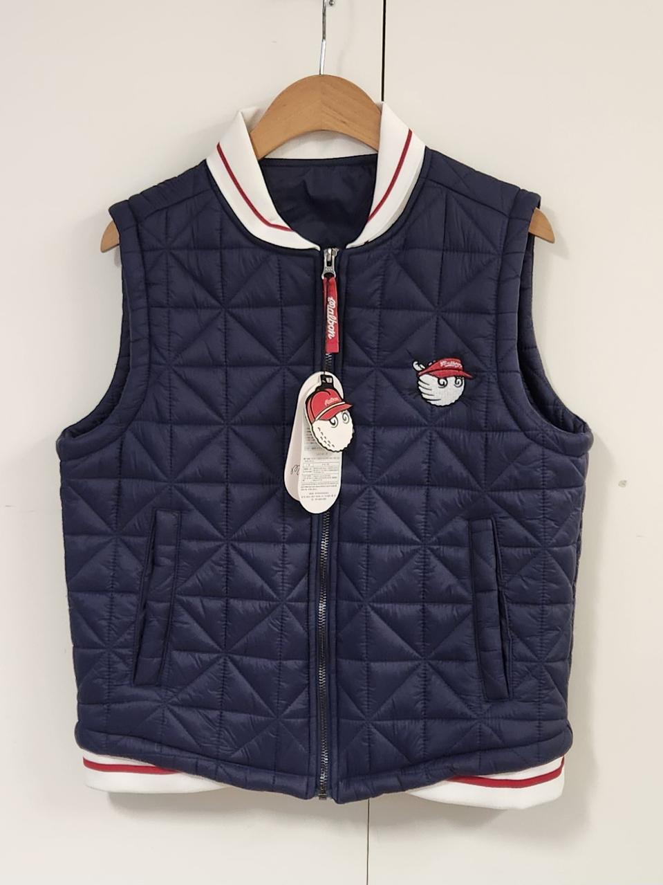 말본 골프 새상품 패딩 조끼 여성 S