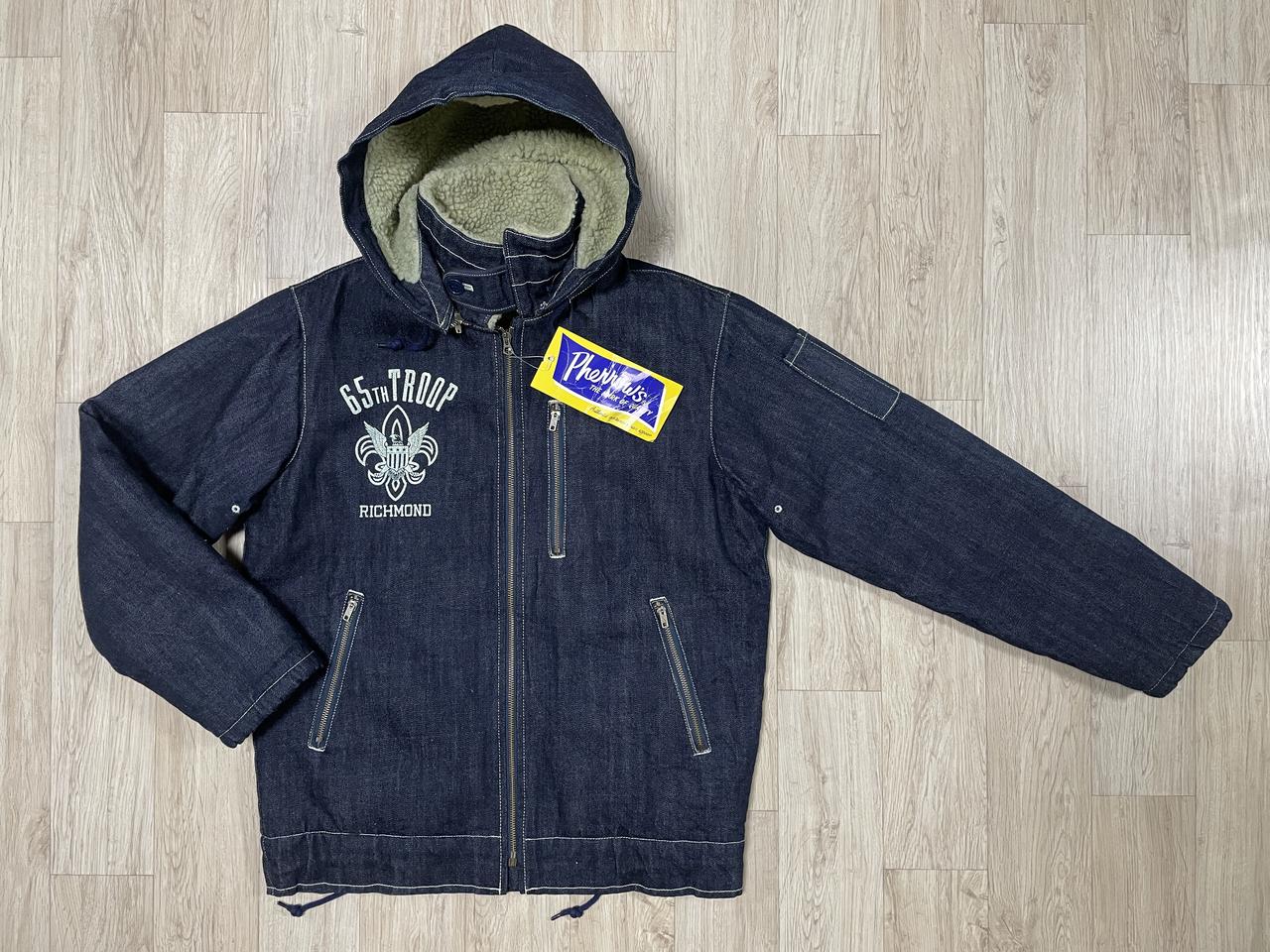 100) 페로우즈 미군 데님 양털 후드자켓(새제품)RRL&LVC&폴로