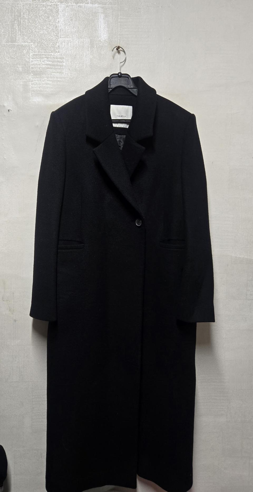 닐바이피 베이직 울 롱코트 34 사이즈