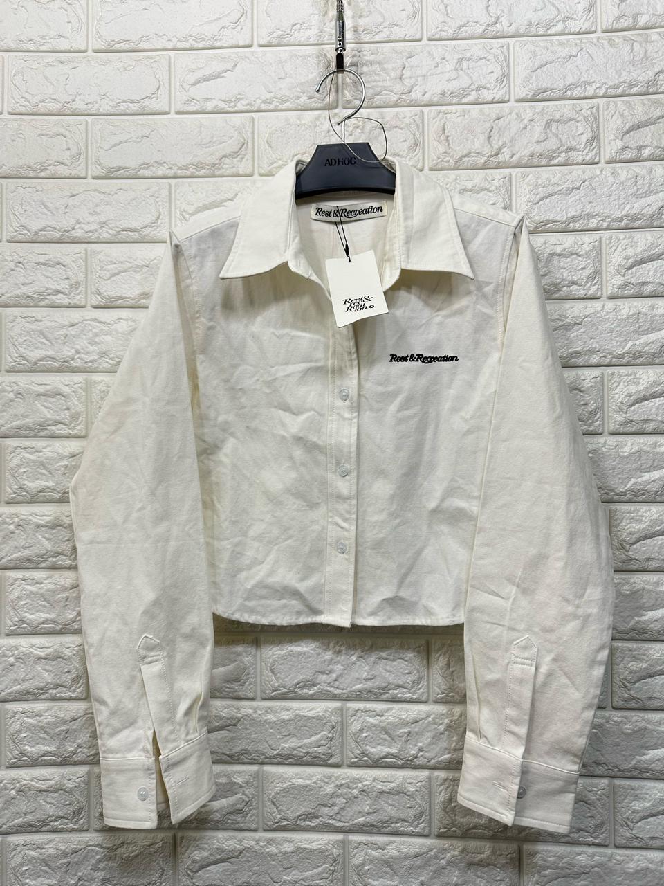 레스트앤레크레이션 크롭 셔츠 F