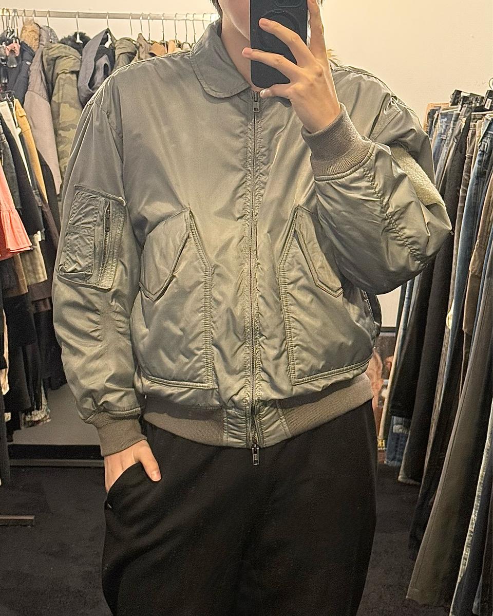 빔즈 ma1 ma-1 항공 점퍼 블루종 봄버 민트 밀리터리 워크 공군