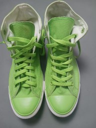 [270] 컨버스 척테일러 하이 라임그린 운동화